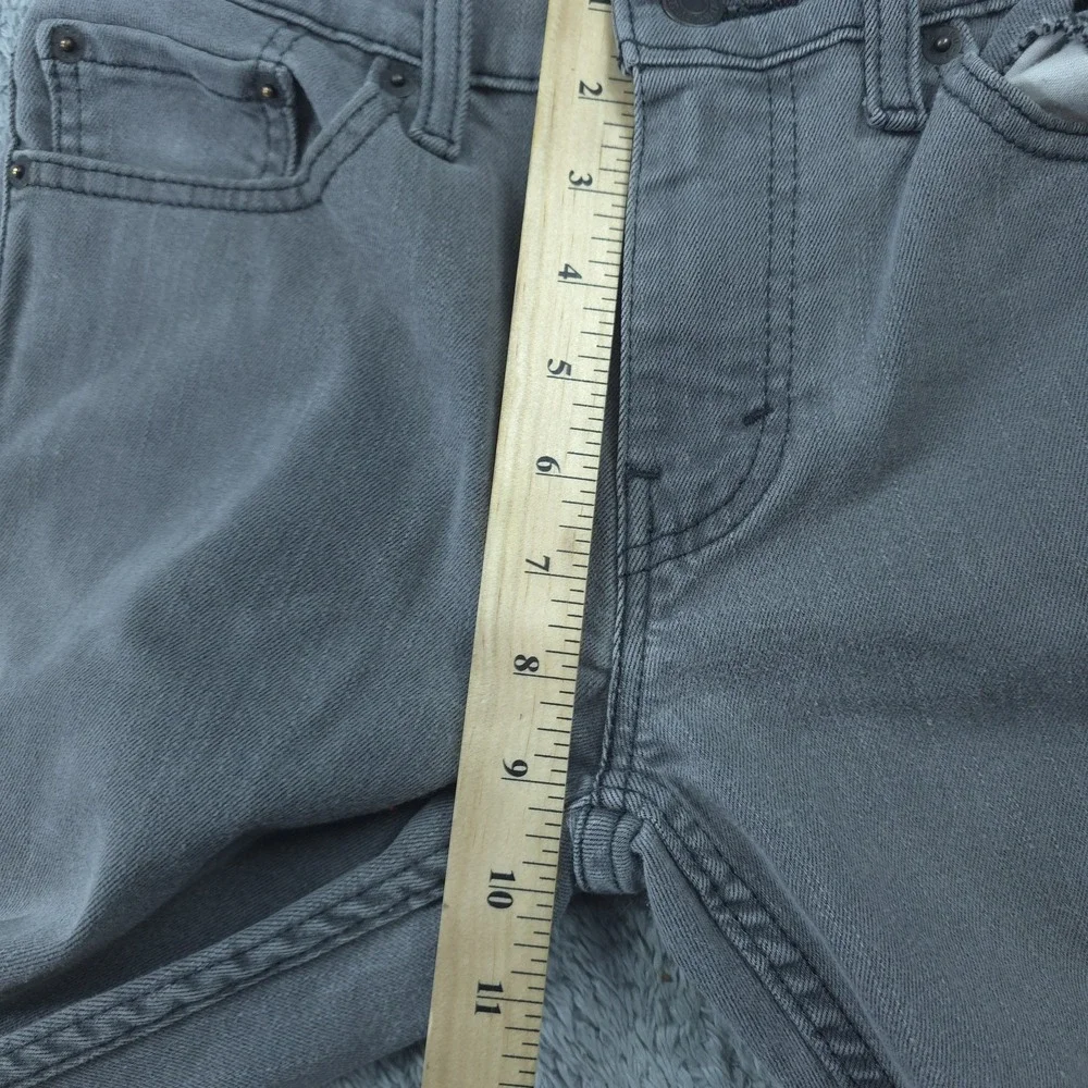 Levis 511 Jeans Mens 29x30 Gray Slim Tapered Charcoal Wash Denim Tag 29x32
